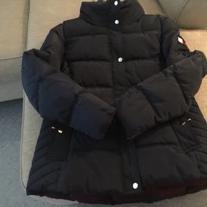 TOMMY HILFIGER navy jacket w/hood